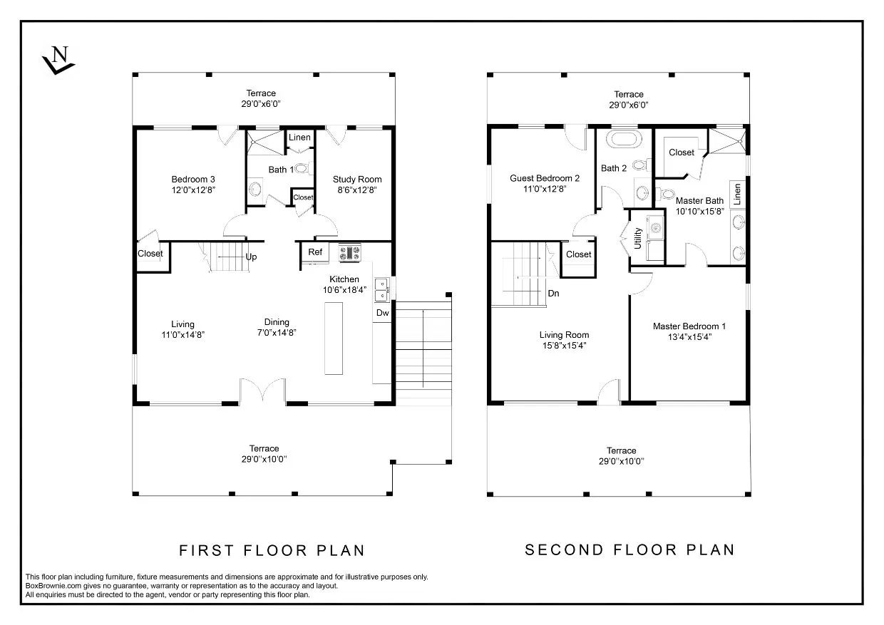 Mid-Size Coastal floor plan - Layout 4